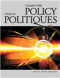 Canadian Public Policy-analyse De Politiques