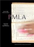 Pmla-publications Of The Modern Language Association Of America