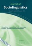 Journal Of Sociolinguistics